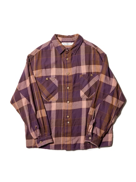 CRAFTED WORK SHIRTS / INIDIA COTTON FLANNEL MADRAS