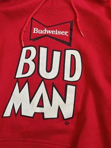 80'S Budweiser BUDMAN SWEAT PARKA