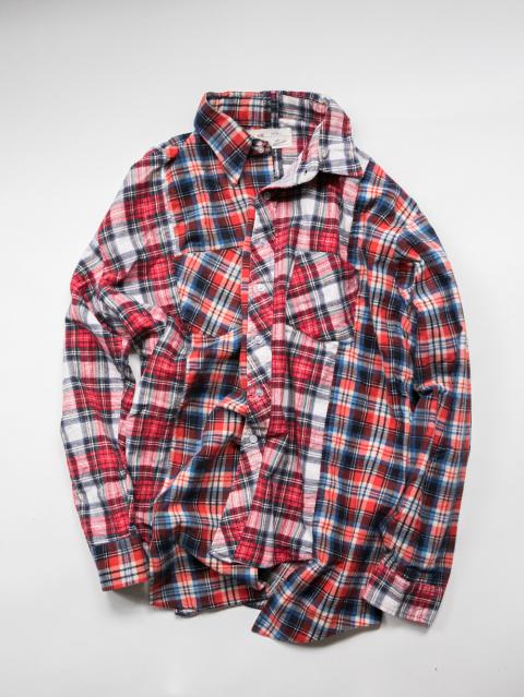 77ciaca×THE SHOEGAZER wide flannel shirt