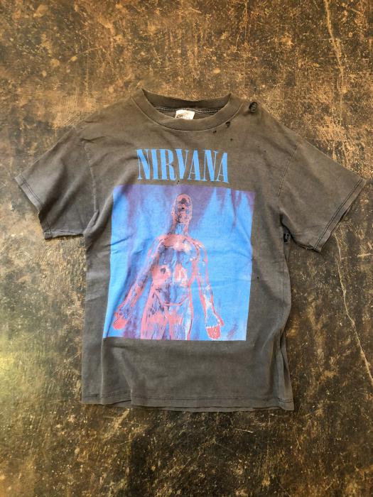 Nirvana ニルヴァーナ sliver スリヴァー tシャツ 90s - Tシャツ