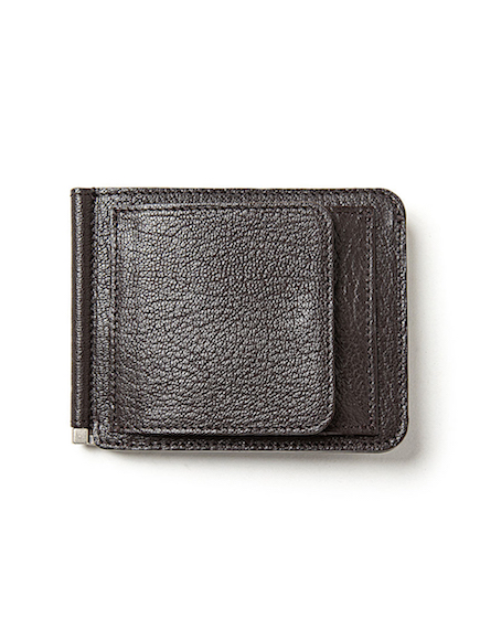 DWELLER WALLET WITH MONEY CLIP GOAT LEATHER
