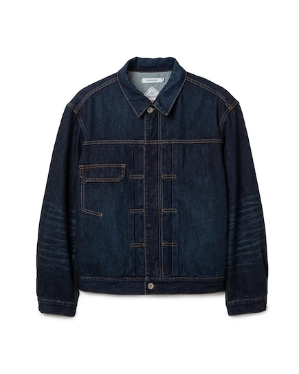 TRUCKER BLOUSON COTTON 11.5oz DENIM VW DARK