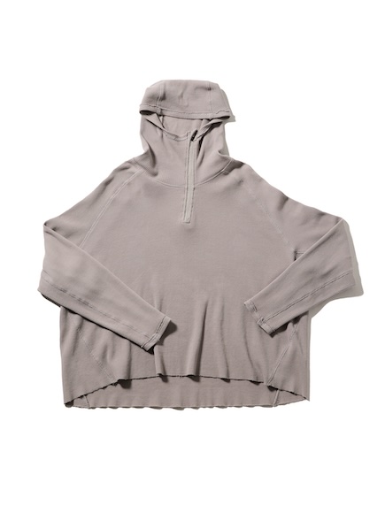 ORGANIZED H.ZIP PULLOVER TOP/ C.THERMAL