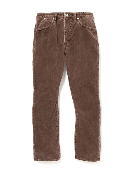 DWELLER 5P JEANS 01 T/C CORD SULFUR DYED VW