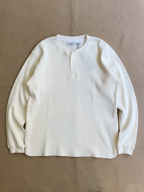 DWELLER HENLEY NECK L/S TEE P/P THERMAL