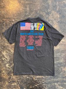 '89 THE ROLLING STONES "STEEL WHEELS" TOUR T-SHIRT