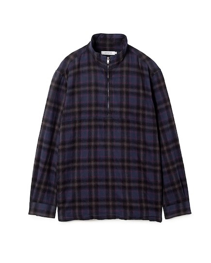 MARINER PULLOVER SHIRT JACKET COTTON FLANNEL OMBRE