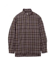 MARINER PULLOVER SHIRT JACKET COTTON FLANNEL OMBRE