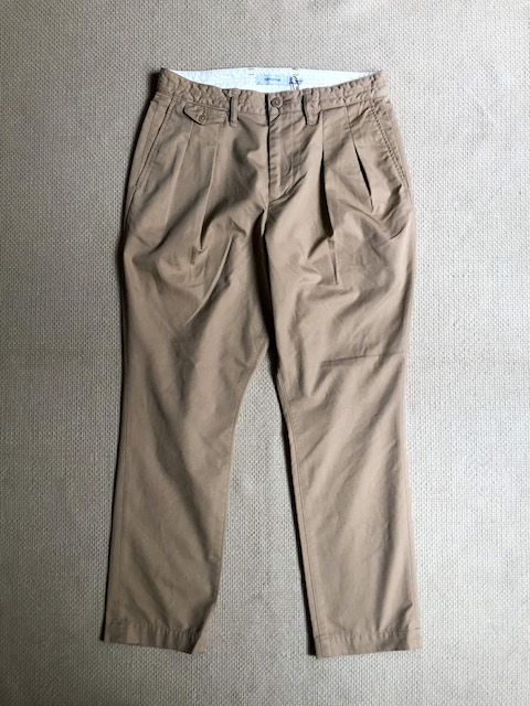 DWELLER CHINO TROUSERS RELAXED FIT P/C TWILL