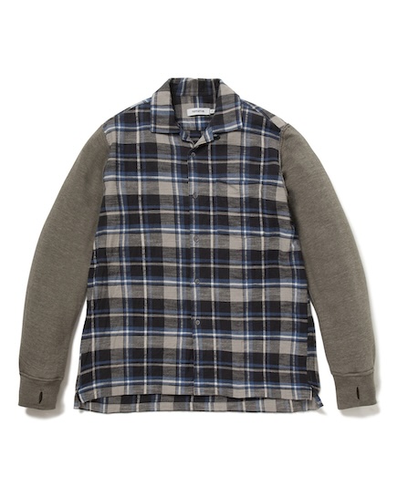 VOYAGER SHIRT COTTON SLUB FLANNEL CHECK