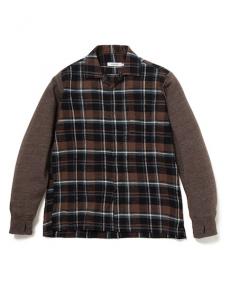 VOYAGER SHIRT COTTON SLUB FLANNEL CHECK