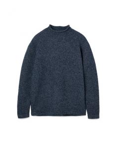 HIKER PULLOVER ROLL NECK SWEATER WOOL YARN