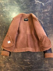 80-90'S UNKNOWN MOUTON JACKET Made In England