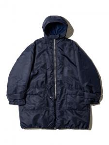 RESEARCHED PADDED COAT / NYLON SATIN