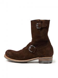 TRUCKER ZIP UP BOOTS COW LEATHER